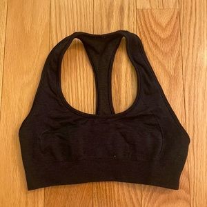 lululemon black ebb to street sports bra size 4 EUC